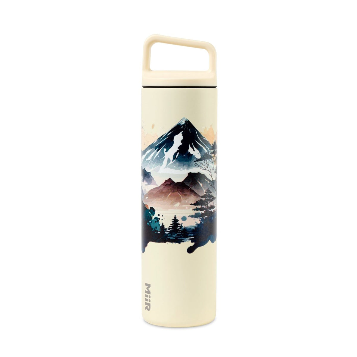 MiiR Wide Mouth Insulated Water Bottle, 20 oz - Sandstone - View 2