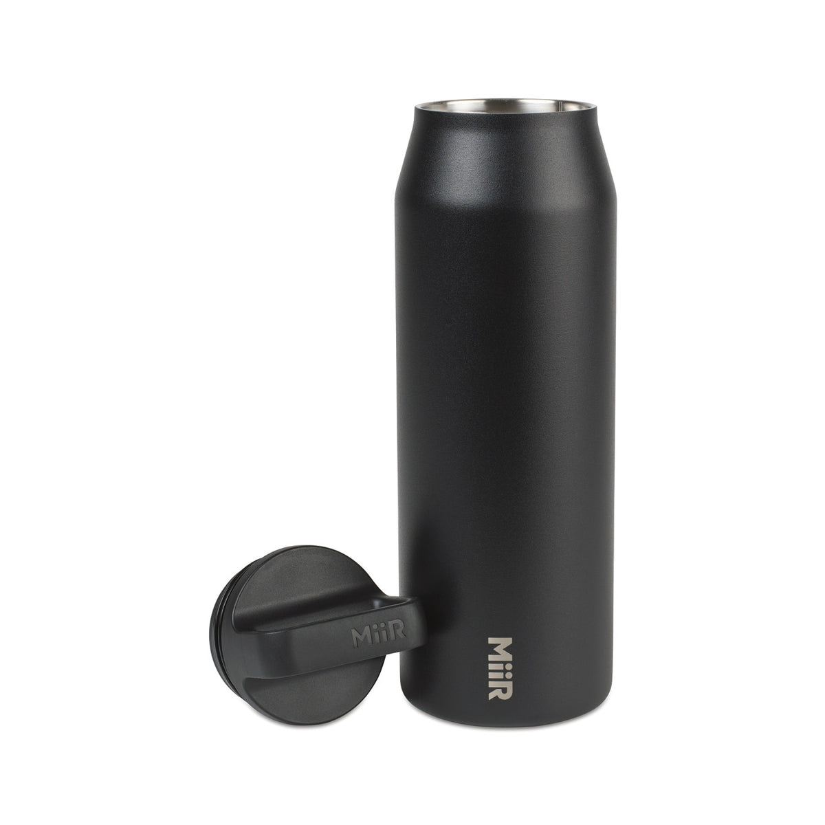 MiiR Wide Mouth Insulated Water Bottle, 32 oz Full Color - Black Powder - View 3