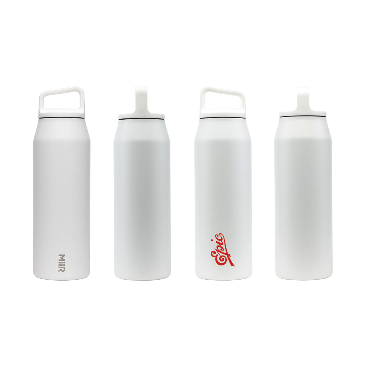 MiiR Wide Mouth Insulated Water Bottle, 32 oz Full Color - White Powder - View 3