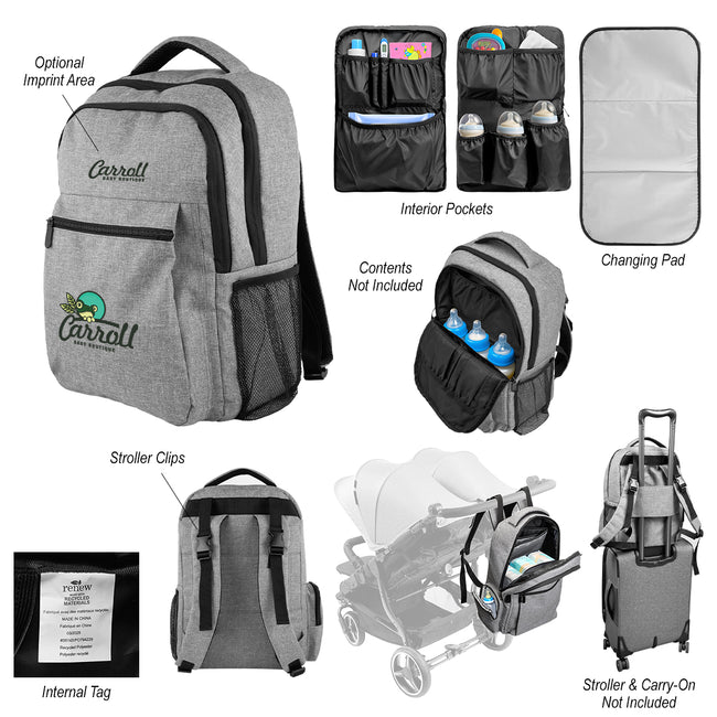 Milo Diaper Backpack in Recycled PET