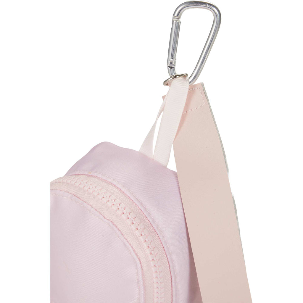 Mini Backpack Bag Charm with Two Zip Pockets Transfer - Pink - Detail 2