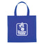 Mini Brochure Tote Bag, Non-Woven - Royal Blue - Silk Screen