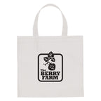 Mini Brochure Tote Bag, Non-Woven - White - Silk Screen