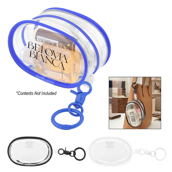Mini Clear EVA Pouch Bag Charm