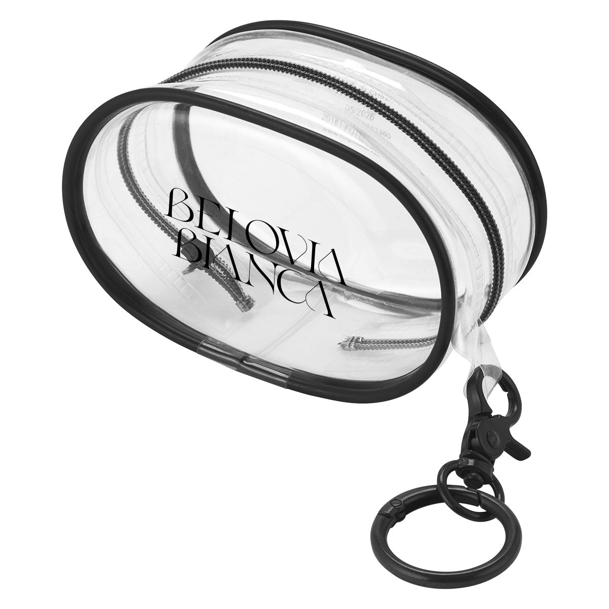 Mini Clear EVA Pouch Bag Charm - Silk Screen