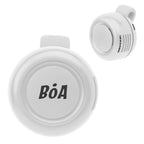 Mini Clip Fan in Recycled ABS - White - Pad Print