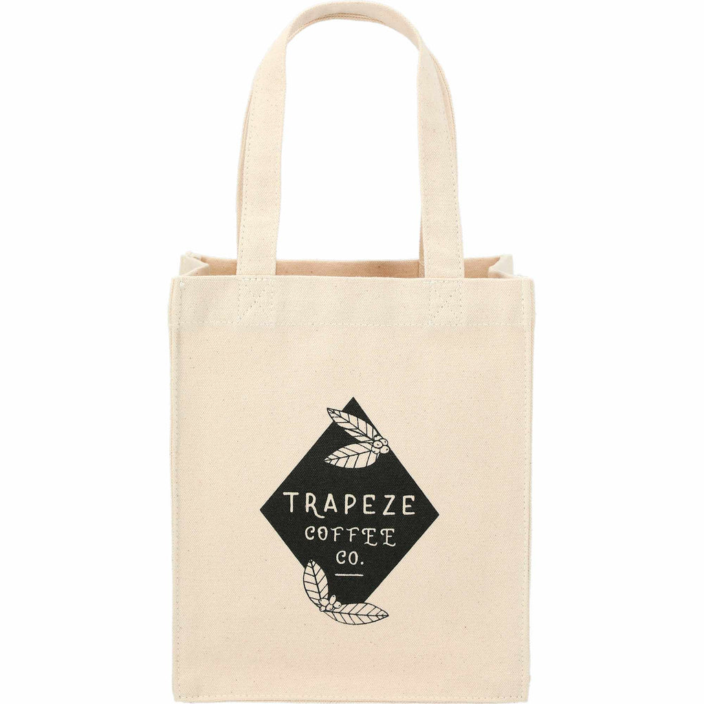 Mini Cotton Canvas Gift Tote, 10 oz - Natural - Front