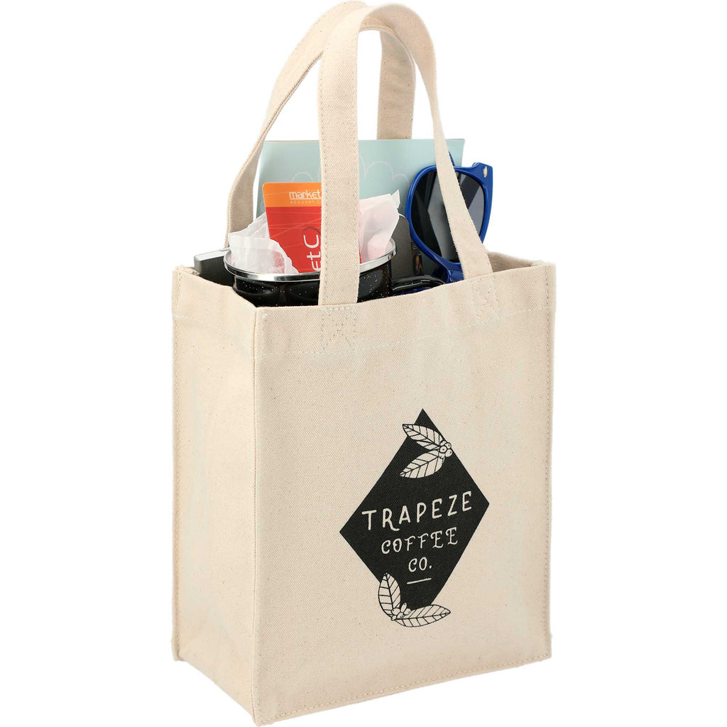 Mini Cotton Canvas Gift Tote, 10 oz - Natural - Photo