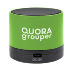 Mini Cylinder Wireless Speaker - Lime Green - Silk Screen