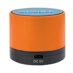 Mini Cylinder Wireless Speaker - Orange - Full Color