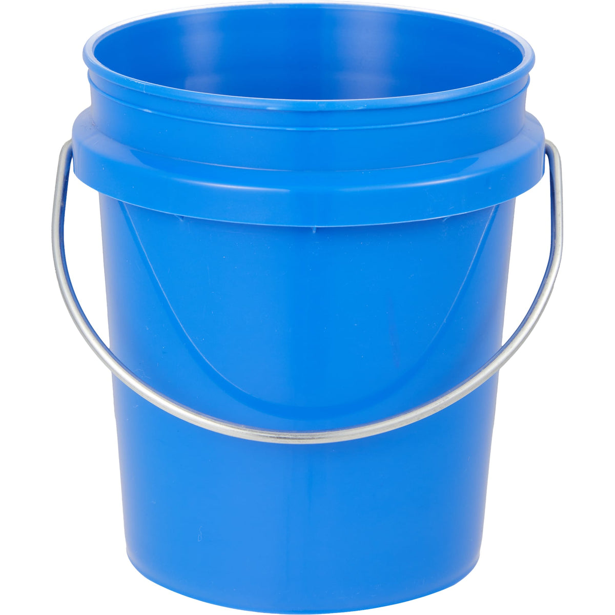 Mini Desk Bucket with Metal Handle, 0.4 qt - Blue - Back
