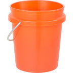 Mini Desk Bucket with Metal Handle, 0.4 qt - Orange - Right Angle