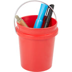 Mini Desk Bucket with Metal Handle, 0.4 qt - RED - Detail 2