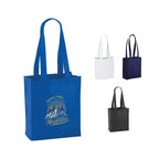 Mini Elm Tote with Long Handles - Blue - Front Group