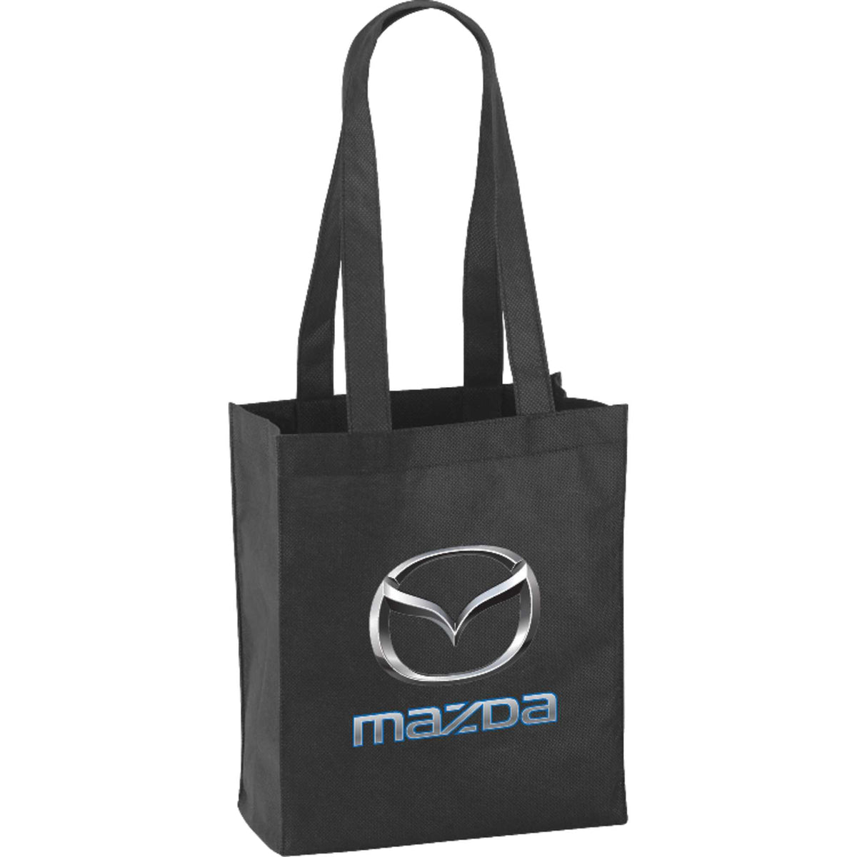 Mini Elm Tote with Long Handles Full Color - Black - Front