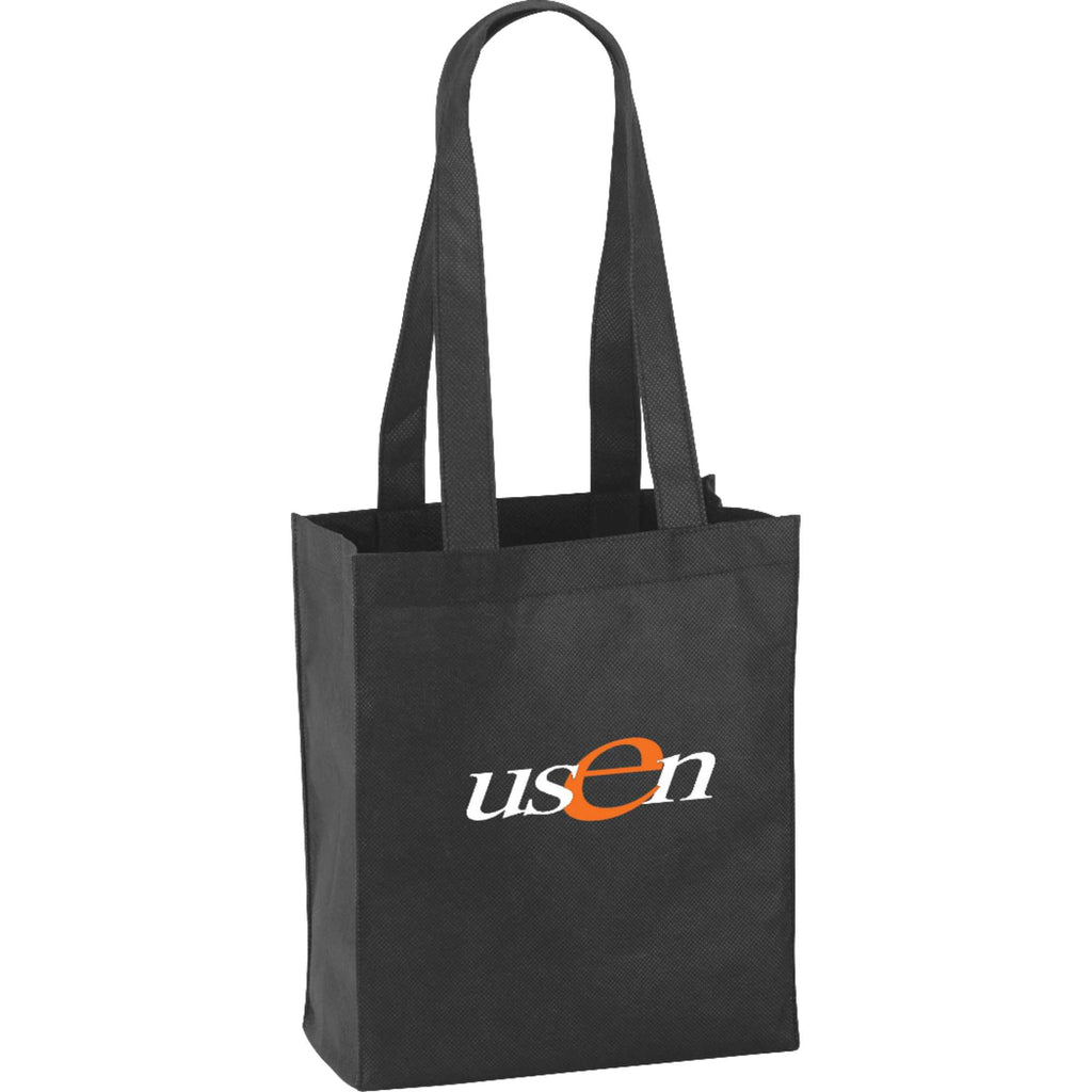 Mini Elm Tote with Long Handles Full Color - Black - Photo