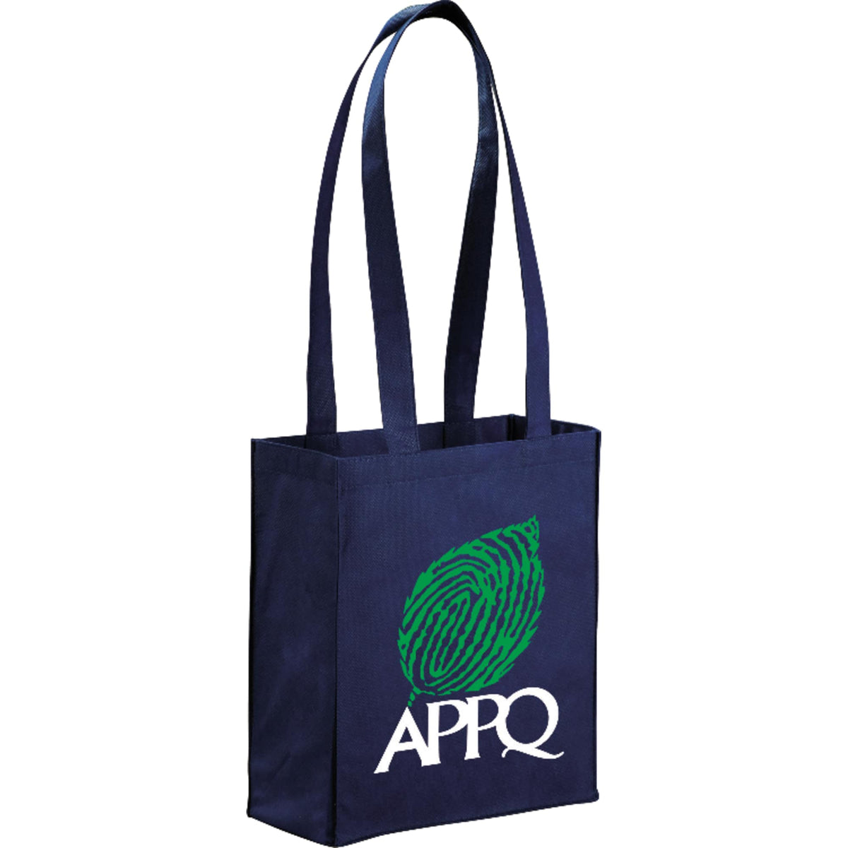 Mini Elm Tote with Long Handles - Navy Blue - Front
