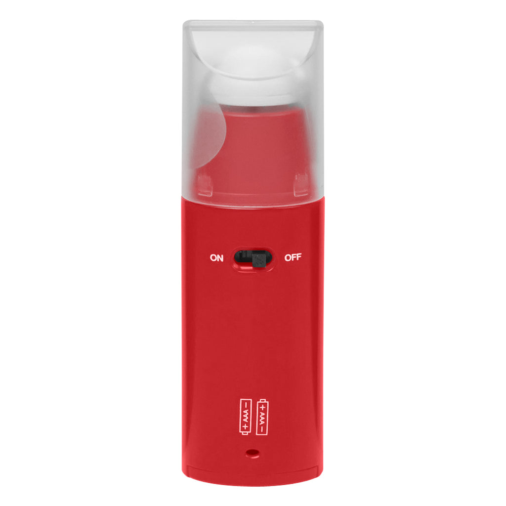 Mini Fan with a Removable Cap - Red - Back