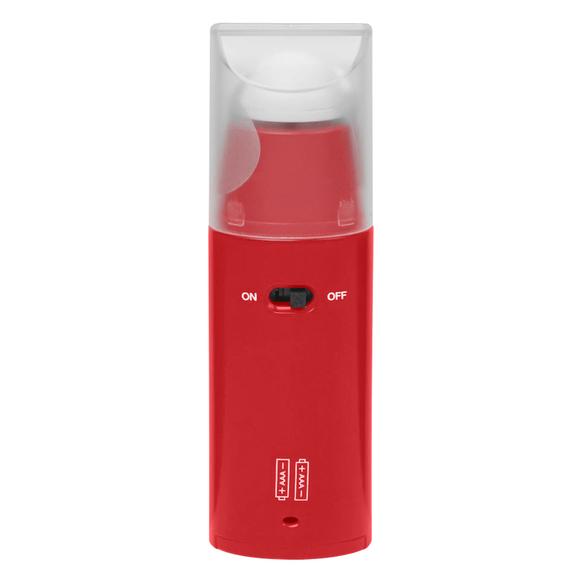 Mini Fan with a Removable Cap - Red - Back