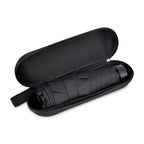 Mini Folding Umbrella in Recycled PET, 39 Inch Transfer - Black - View 5