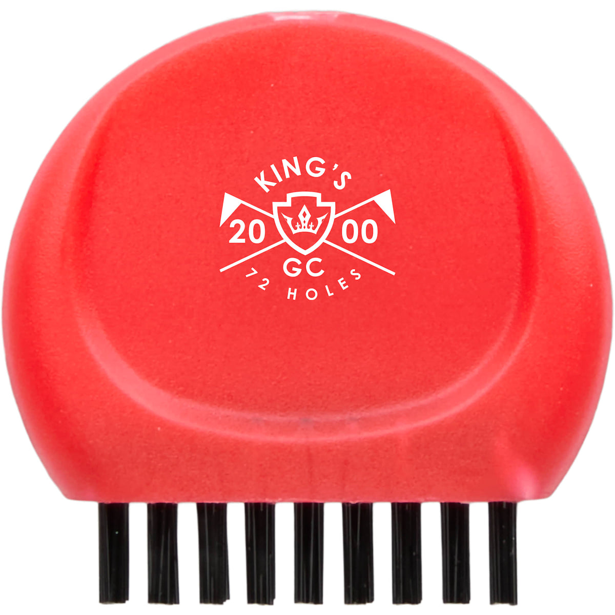Mini Golf Club Brush in Recycled Plastic - Red - Front