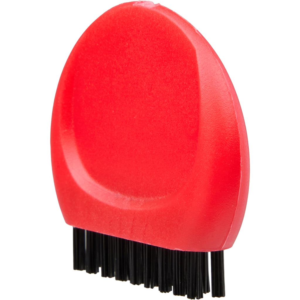 Mini Golf Club Brush in Recycled Plastic - Red - Left Angle