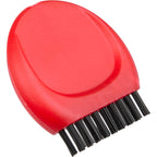 Mini Golf Club Brush in Recycled Plastic - Red - Right Angle