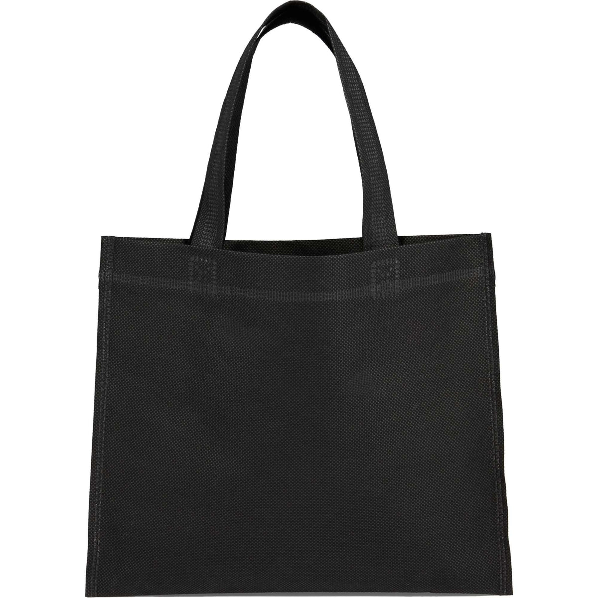Mini Heat-Sealed Gift Tote, 8.25 x 9.8 Inches - Black - Back