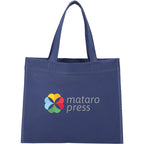 Mini Heat-Sealed Gift Tote, 8.25 x 9.8 Inches Full Color - Navy - Front