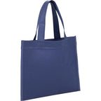 Mini Heat-Sealed Gift Tote, 8.25 x 9.8 Inches Full Color - Navy - Right Angle