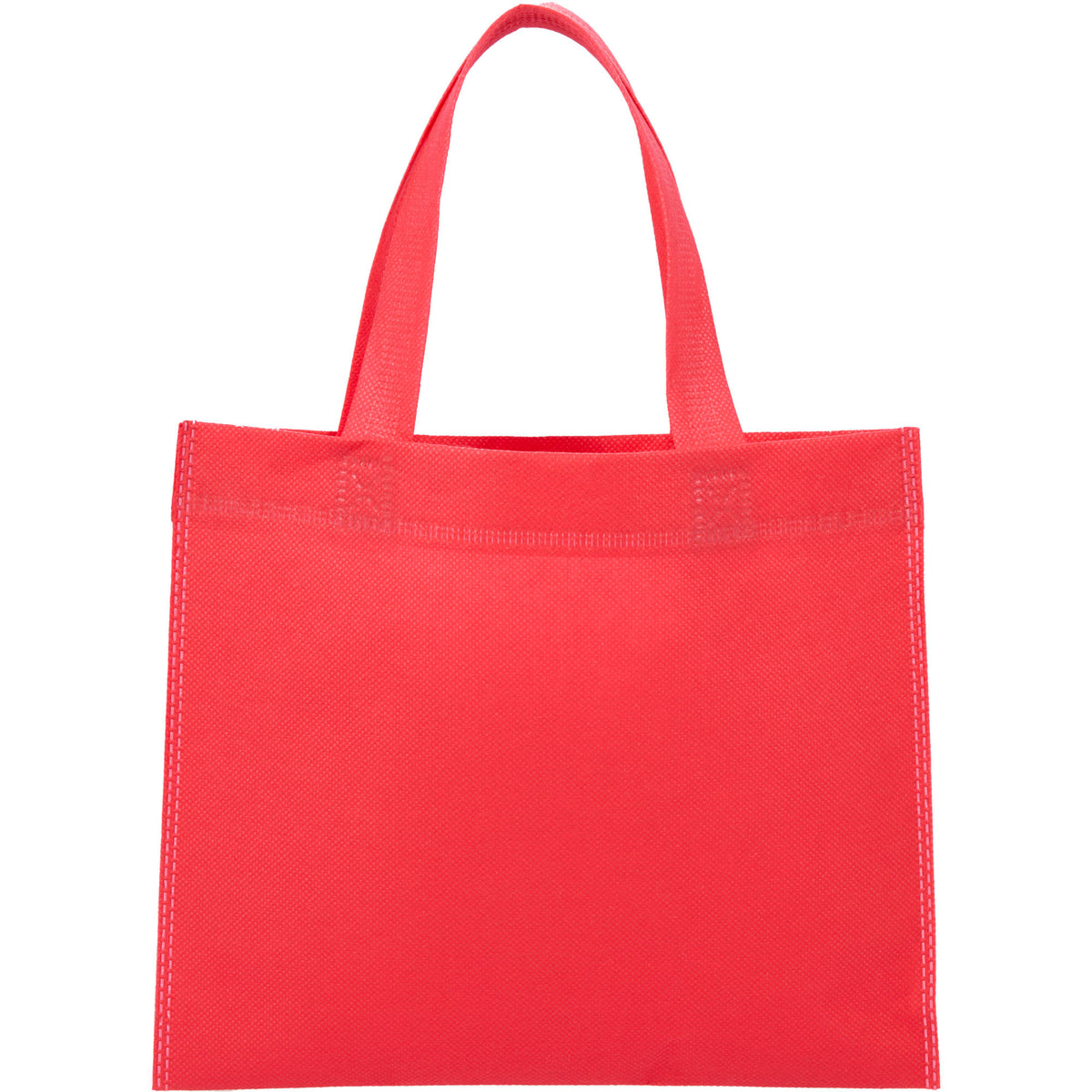 Mini Heat-Sealed Gift Tote, 8.25 x 9.8 Inches Full Color - Red - Back