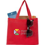 Mini Heat-Sealed Gift Tote, 8.25 x 9.8 Inches Full Color - Red - Propped
