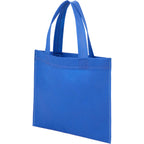 Mini Heat-Sealed Gift Tote, 8.25 x 9.8 Inches Full Color - Royal - Left Angle
