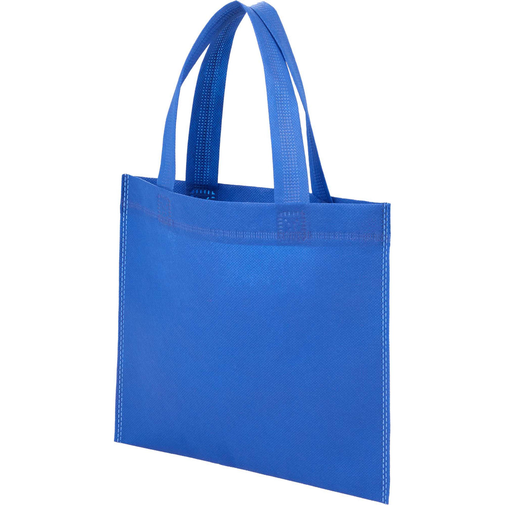 Mini Heat-Sealed Gift Tote, 8.25 x 9.8 Inches - Royal - Left Angle