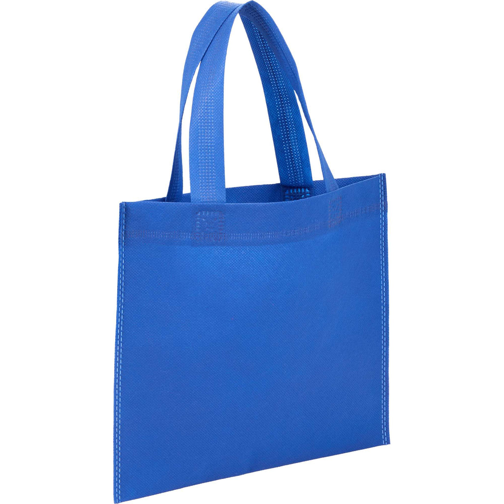 Mini Heat-Sealed Gift Tote, 8.25 x 9.8 Inches - Royal - Right Angle