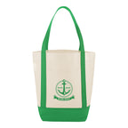 Mini Helm Shopper Tote Bag, Non-Woven - Green - Silk Screen
