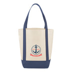 Mini Helm Shopper Tote Bag, Non-Woven - Navy - Clorbrite