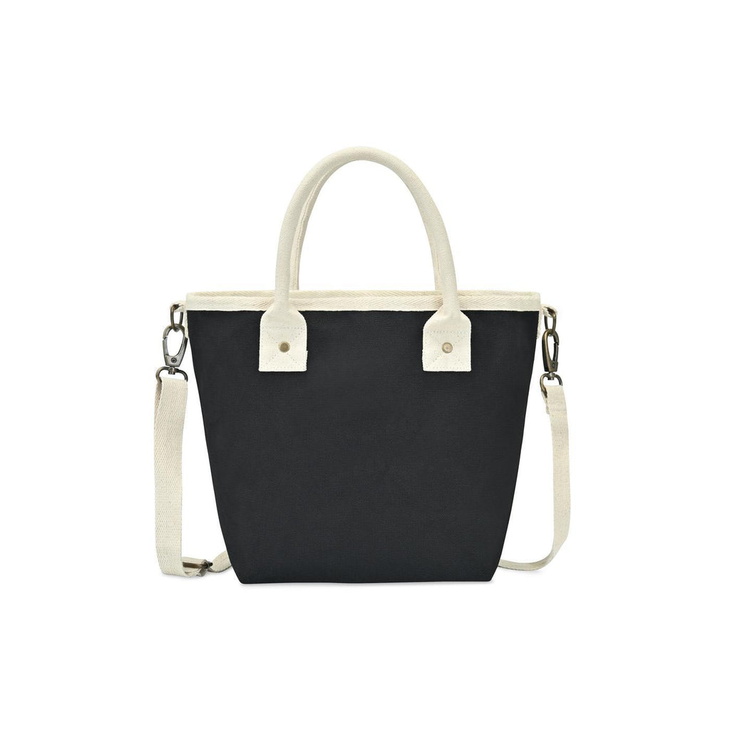Mini Market Street Canvas Crossbody Tote Transfer - Black - View 3