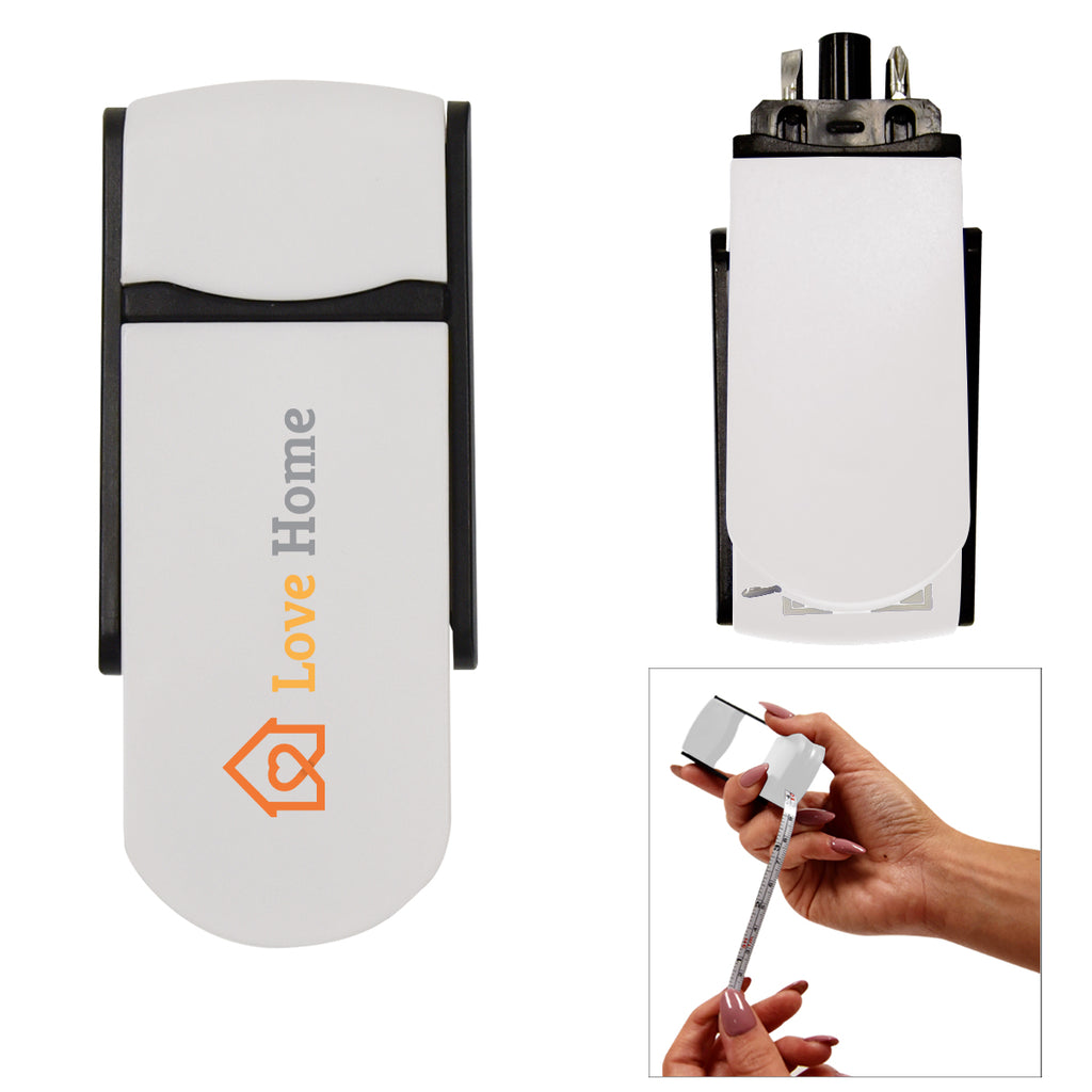 Mini Multi Tool and Stand - White - Full Color