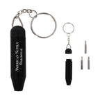 Mini Multi-Tool Keychain Kit, Logo Printed - Black - Silk Screen
