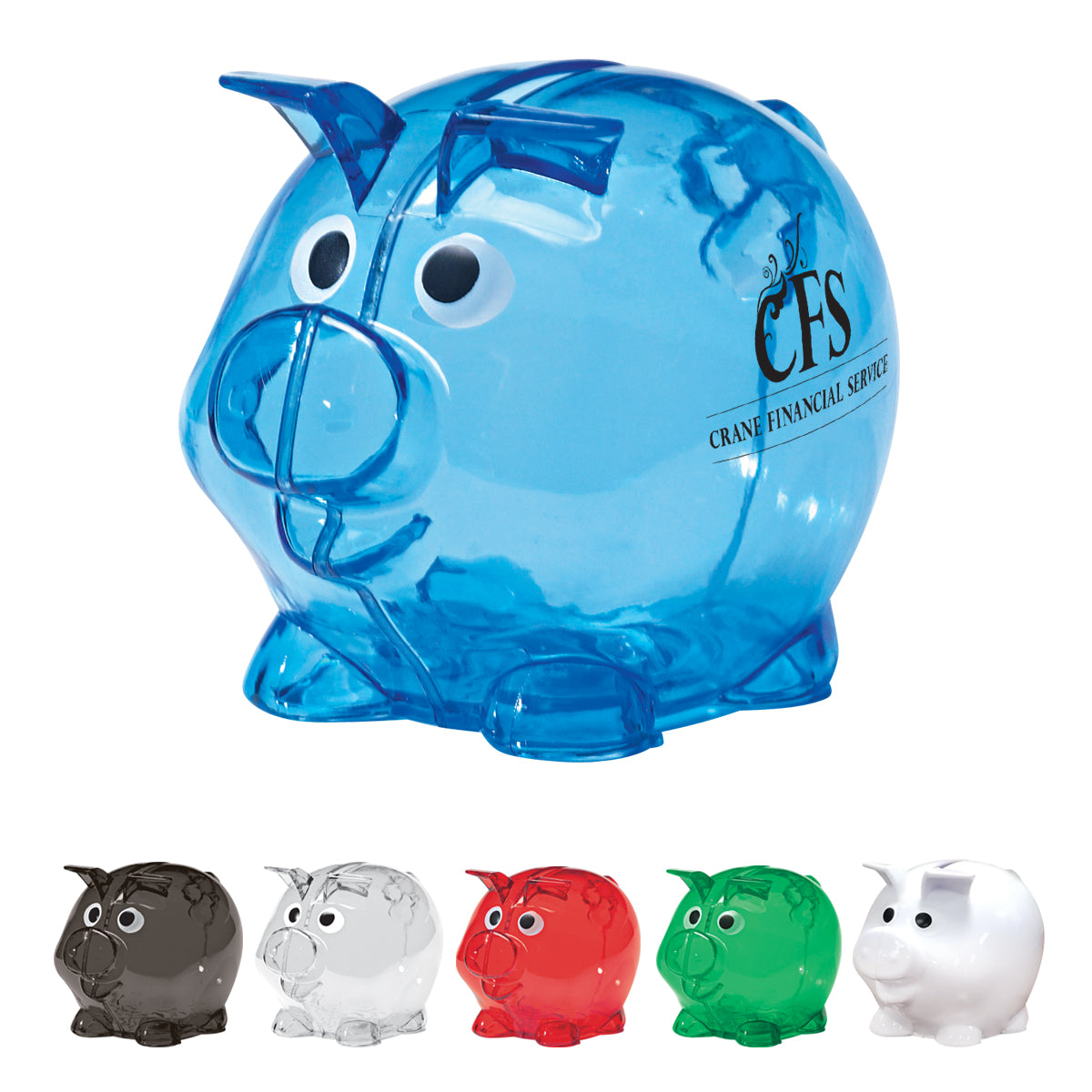 Mini Piggy Bank in Recycled Plastic