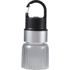 Mini Rechargeable Camping Lantern with Clip - Black - Front