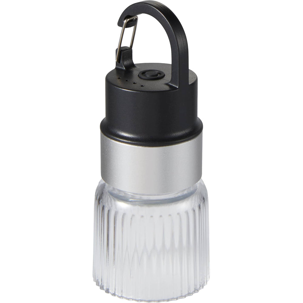Mini Rechargeable Camping Lantern with Clip - Black - Left Angle