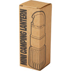 Mini Rechargeable Camping Lantern with Clip - Black - Packaging