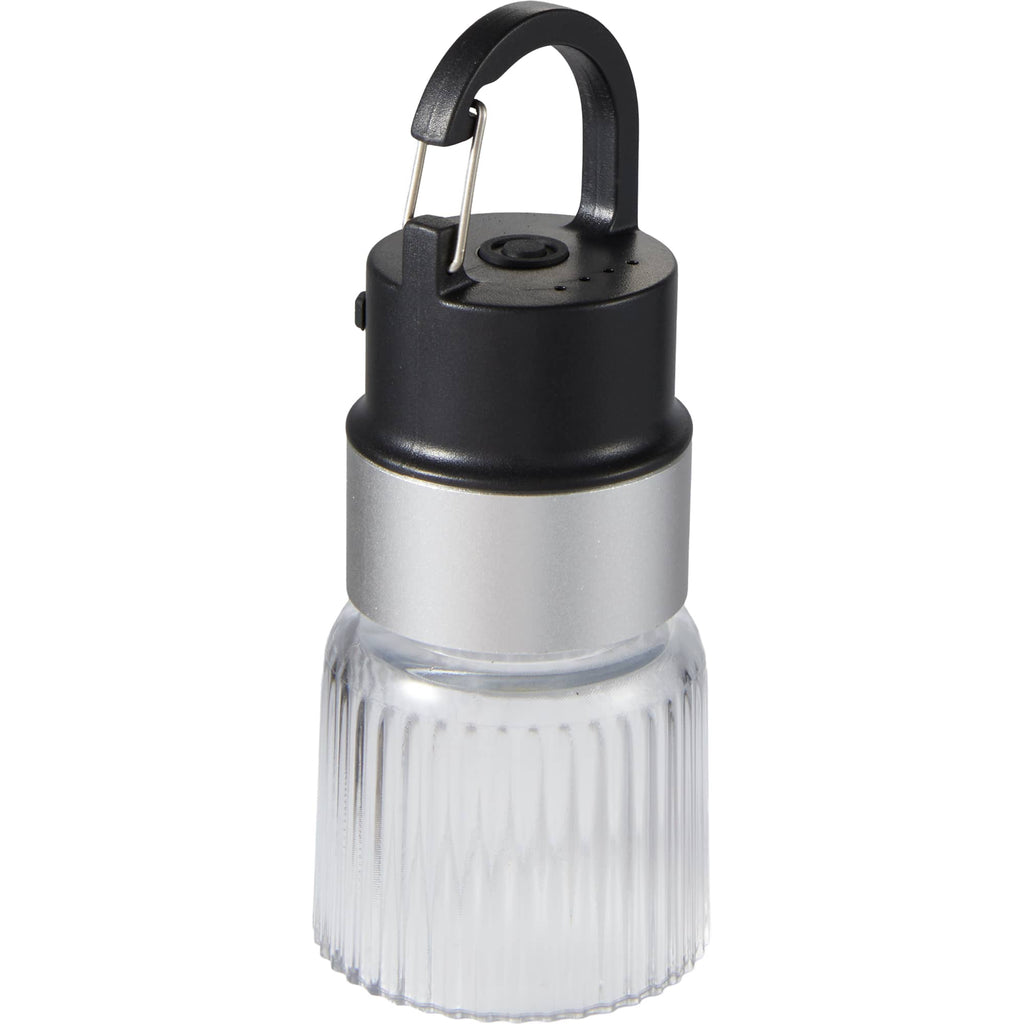 Mini Rechargeable Camping Lantern with Clip - Black - Right Angle