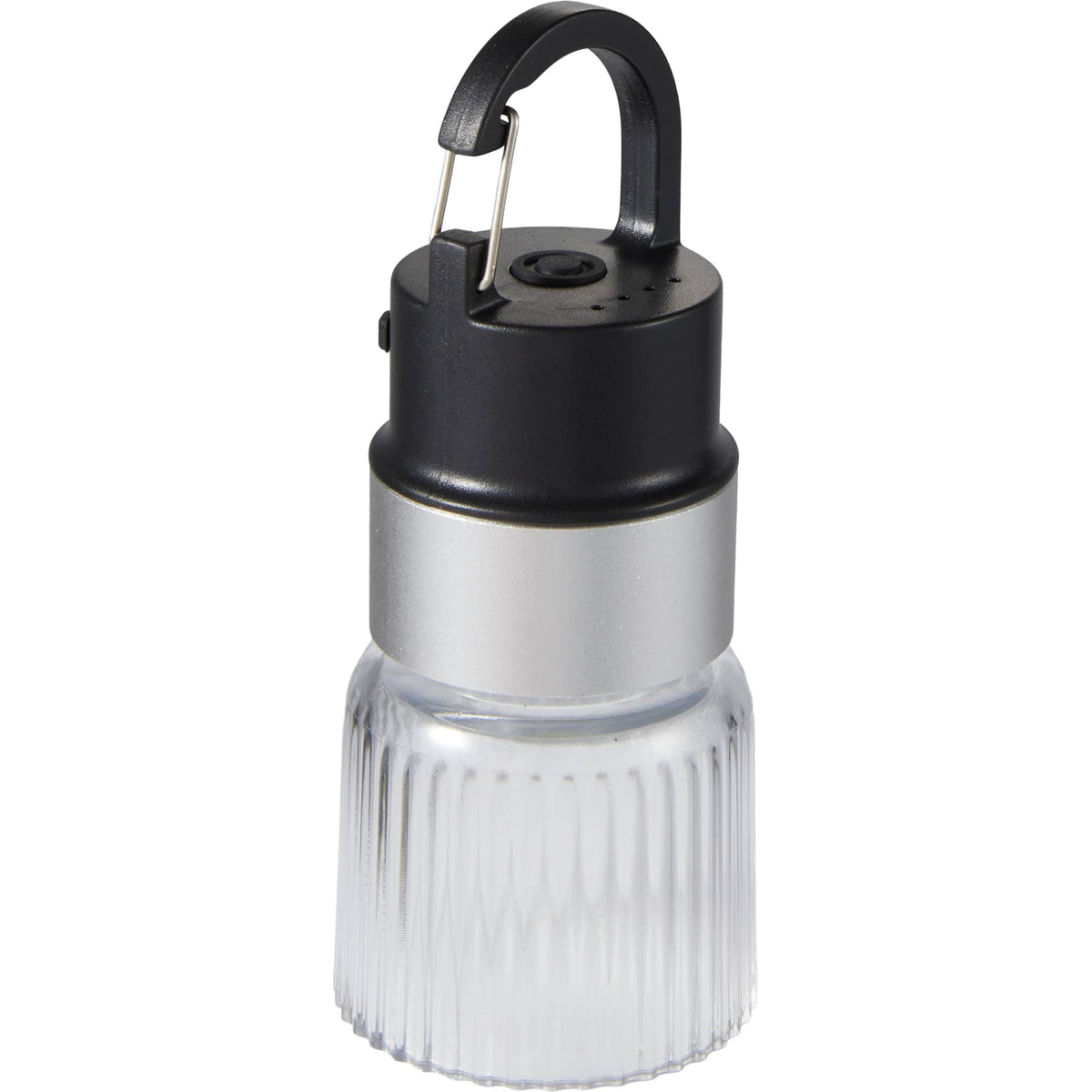 Mini Rechargeable Camping Lantern with Clip - Black - Right Angle