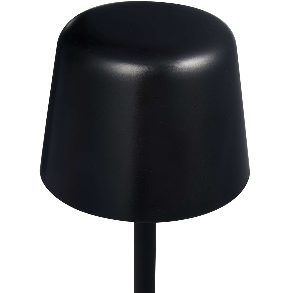 Mini Rechargeable Desk Lamp in Recycled Plastic Full Color - Black - Front Alternate 2