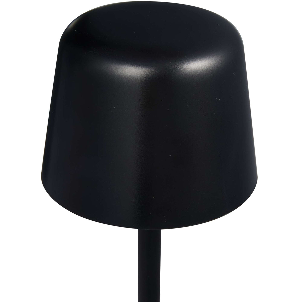 Mini Rechargeable Desk Lamp in Recycled Plastic Full Color - Black - Front Alternate 2