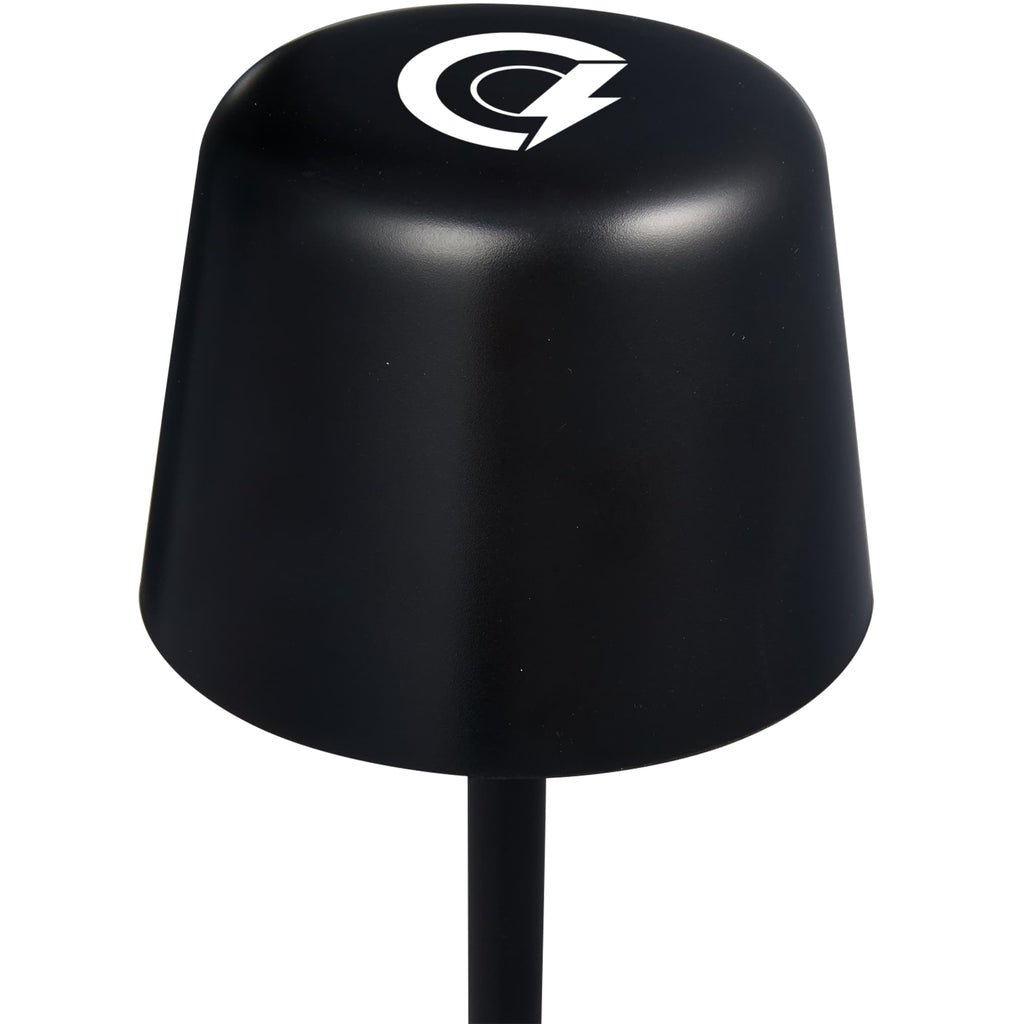 Mini Rechargeable Desk Lamp in Recycled Plastic Full Color - Black - Front Alternate