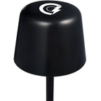 Mini Rechargeable Desk Lamp in Recycled Plastic Full Color - Black - Front Alternate